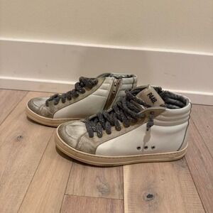P448 grey high top sneakers sz 37  #lifestyle #sneakers